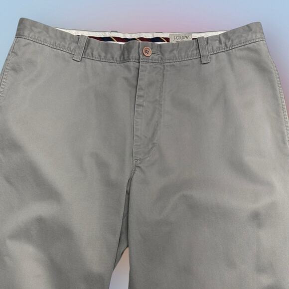 J. Crew Men's 36 x 34 Gray ESSENTIAL CHINO Pants - Picture 1 of 4
